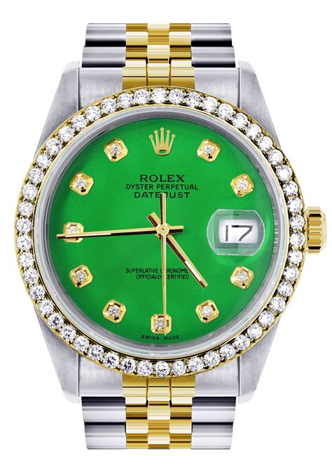 rolex women's green dial